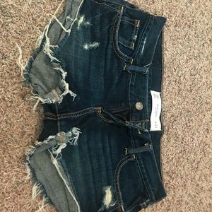 gilly hicks jean shorts